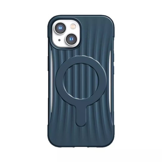 Raptic Clutch Built Case etui iPhone 14 Plus z MagSafe pokrowiec plecki niebieski 4kom.pl