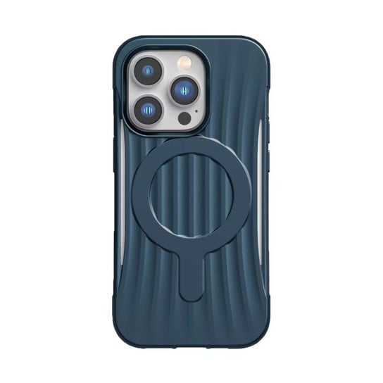 Raptic Clutch Built Case etui iPhone 14 Pro Max z MagSafe pokrowiec plecki niebieski 4kom.pl