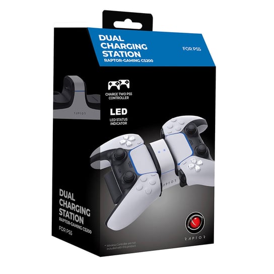 Raptor - Stacja ładująca dla dwóch kontrolerów PS5 Dualsense Inny producent