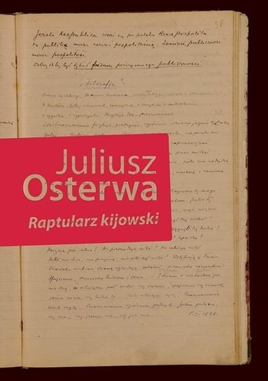 Raptularz kijowski Instytut im. Jerzego Grotowskiego