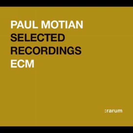 Rarum Selected Recordings Motian Paul