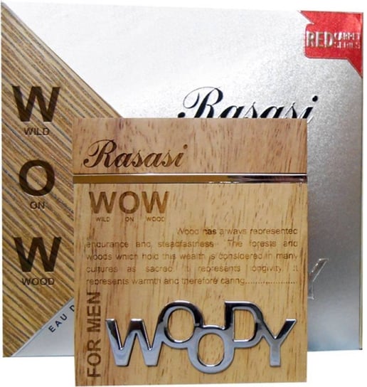 Rasasi, Woody for men, woda perfumowana, 60 ml Rasasi