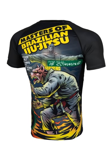 Rash Guard MASTERS OF BJJ HILLTOP Czarny XXL Pitbull West Coast