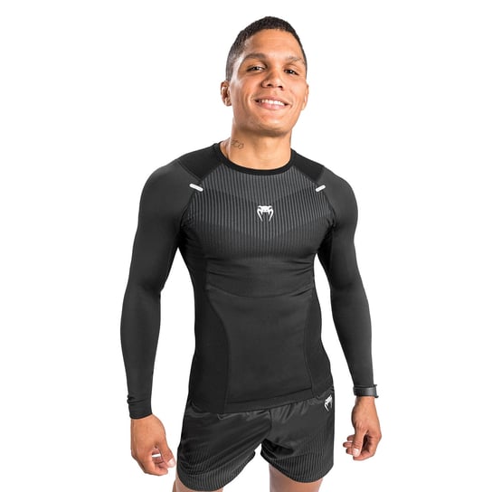 Rashguard longslevee męski Venum Biomecha black/grey XXL Venum