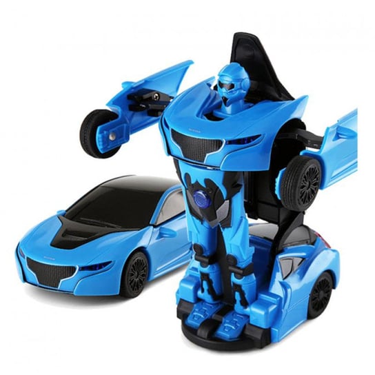 Rastar, auto Mini transformer Die Cast, 1:32 RTR, niebieski Rastar
