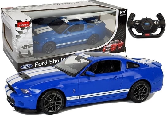 Rastar, Auto R/C Ford Shelby 1:14 Niebieski Rastar