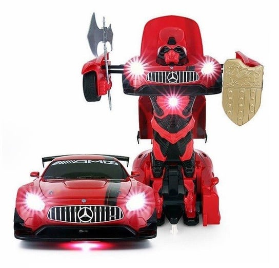 Rastar, auto zdalnie sterowane RS X MAN Transformer, czerwony Rastar