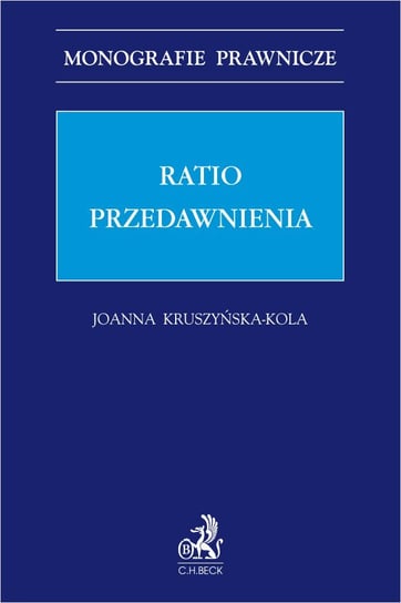 Ratio przedawnienia Kruszyńska-Kola Joanna