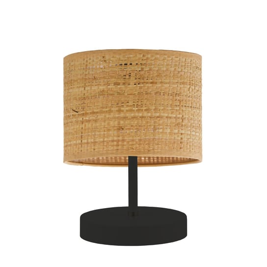 Rattanowa lampka nocna AWINION BOHO/czarny LYSNE