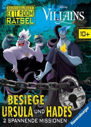 Ravensburger Exit Room Rätsel: Disney Villains - Besiege Ursula und Hades: 2 spannende Missionen Ravensburger Verlag