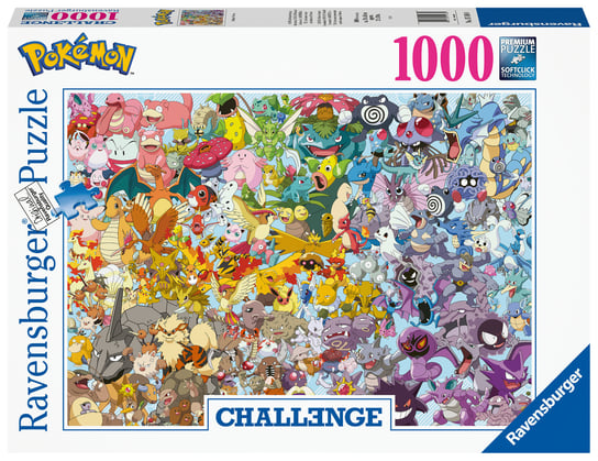 Ravensburger, puzzle 2D, Challenge, Pokemon, 1000 el. Ravensburger