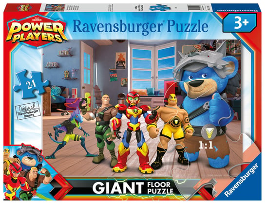 Ravensburger, puzzle 2D, Giant, Power Players, 24 el. Ravensburger