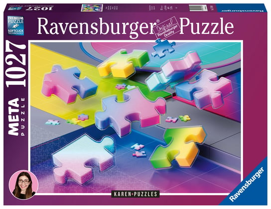 Ravensburger, puzzle 2D, Gradientowa kaskada, 1027 el. Ravensburger