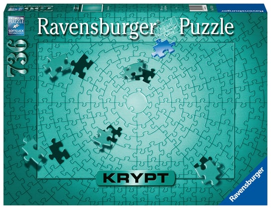 Ravensburger, puzzle 2D, Krypt, Miętowy, 736 el. Ravensburger