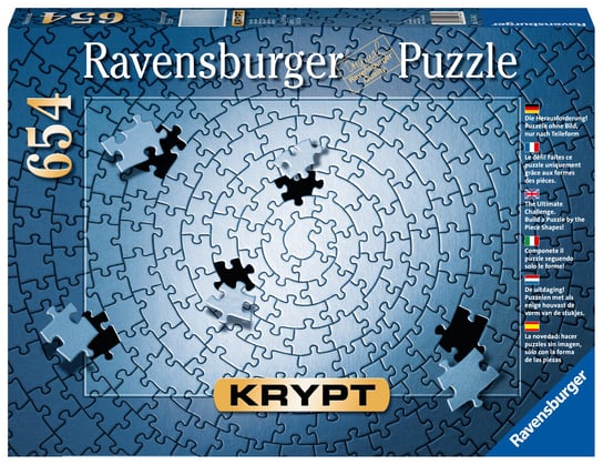 Ravensburger, puzzle 2D, Krypt, Srebrne, 654 el. Ravensburger