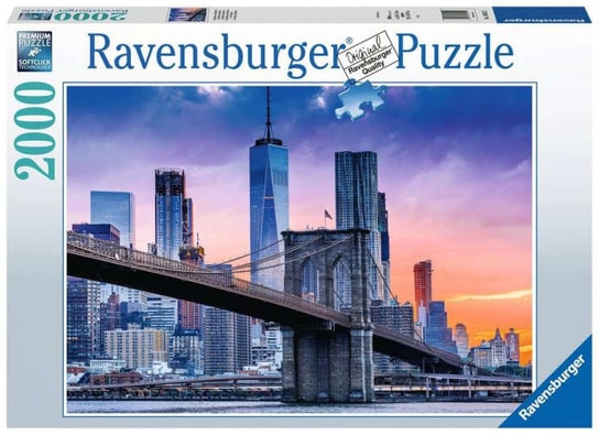 Ravensburger, puzzle 2D, Panorama Nowego Jorku, 1000 el. Ravensburger