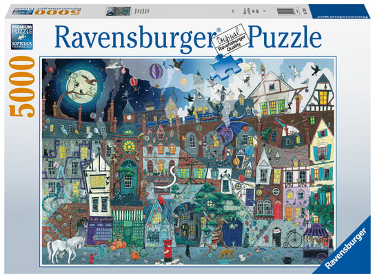 Ravensburger, puzzle 2D, Wiktoriańska Ulica, 5000 el. Ravensburger