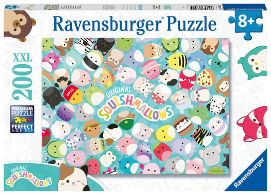 Ravensburger, puzzle 2D, XXL, Squishmallows, 200 el. Ravensburger