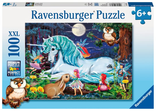 Ravensburger, puzzle 2D, XXL, W magicznym lesie, 100 el. Ravensburger