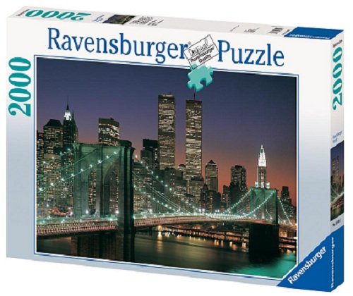 Ravensburger, puzzle 2w1, Nowy Jork Manhattan, 2000 el. Ravensburger