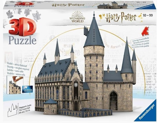 Ravensburger, puzzle, 3D Budynki, Zamek Hogwart, 540 el. Ravensburger