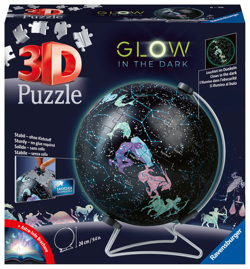 Ravensburger, Puzzle 3D, Globus konstelacje, 190 el Ravensburger