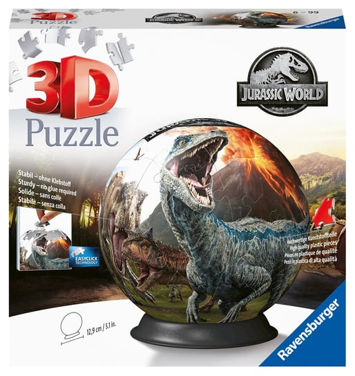 Ravensburger, puzzle 3D, Jurassic World, 72 el. Ravensburger
