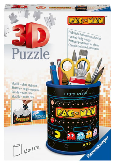 Ravensburger, puzzle 3D, Packman Przybornik, 54 el. Ravensburger