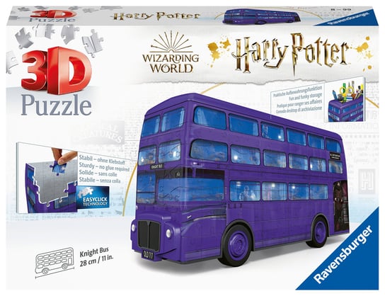 Ravensburger, puzzle, 3D Pojazdy Błędny Rycerz Harry Potter 216 el 11158, 216 el. Ravensburger
