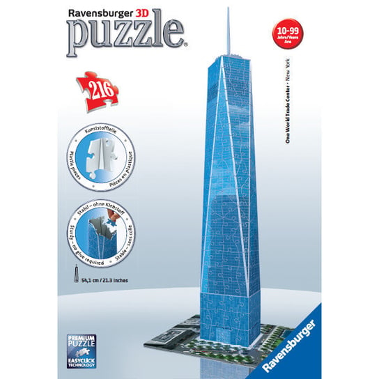 Ravensburger, puzzle 3D, World Trade Center, 216 el. Ravensburger