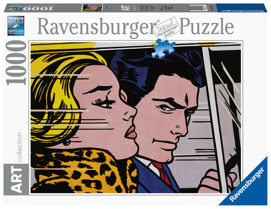 Ravensburger, puzzle, ART, Roy Lichtenstein - W samochodzie, 1000 el. Ravensburger