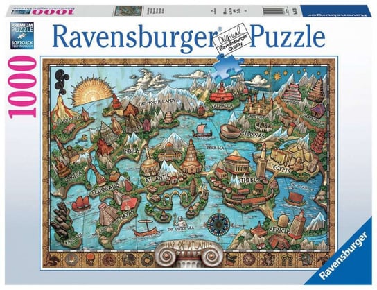 Ravensburger, puzzle, Atlantyda, 1000 el. Ravensburger