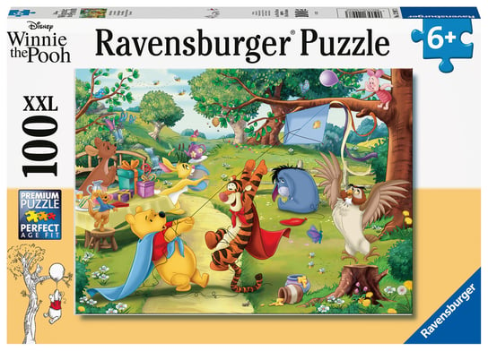 Ravensburger, puzzle, Bajki, Disney Kubuś Puchatek, 100 el. Ravensburger