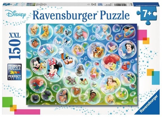 Ravensburger, puzzle, Bańki mydlane z postaciami Disneya, 150 el. Ravensburger