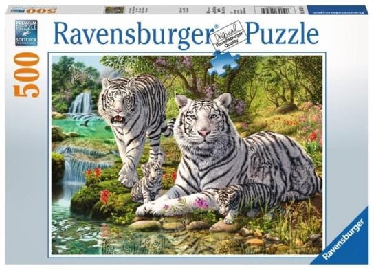 Ravensburger, puzzle, Białe tugrysy, 500 el. Ravensburger