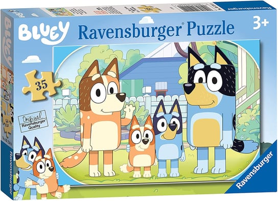 Ravensburger, puzzle, Bluey, Dla Dzieci, 35 el. Ravensburger