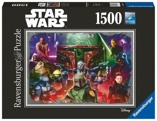 Ravensburger, puzzle, Boba Fett Łowca nagród, 1500 el. Ravensburger