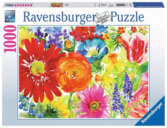 Ravensburger, puzzle, Bujność kwiatów, 1000 el. Ravensburger