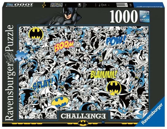 Ravensburger, puzzle, Challenge, Batman, 1000 el. Ravensburger