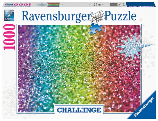 Ravensburger, puzzle, Challenge, Brokatowy, 1000 el. Ravensburger