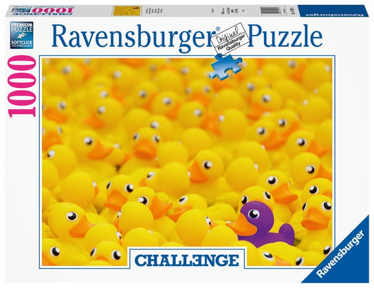 Ravensburger, puzzle, Challenge, Kaczuszki, 1000 el. Ravensburger