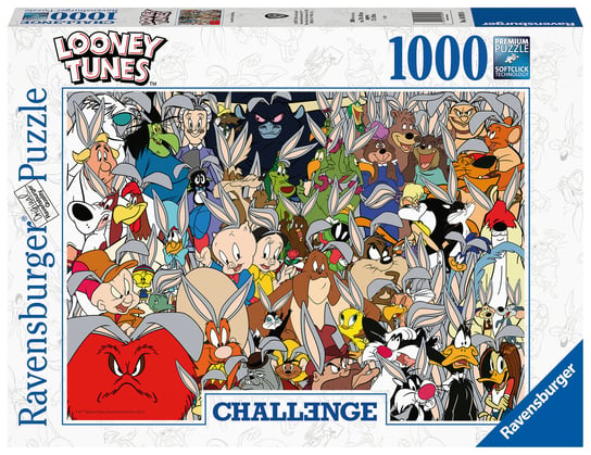 Ravensburger, puzzle, Challenge, Looney Tunes, 1000 el. Ravensburger