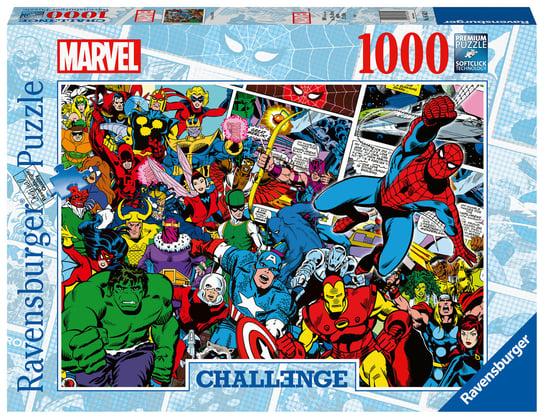 Ravensburger, puzzle, Challenge, Marvel, 1000 el. Ravensburger