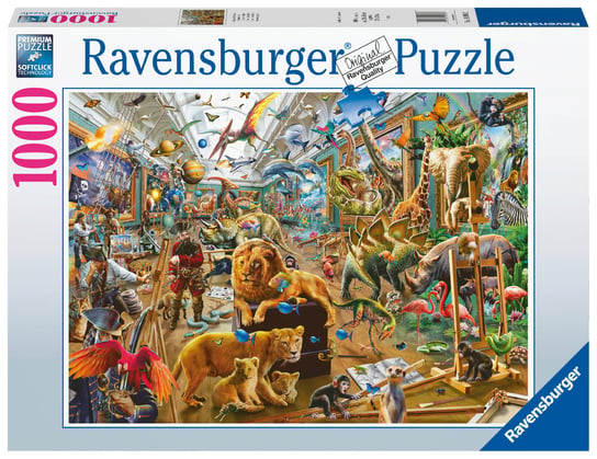 Ravensburger, puzzle, Chaos w Galerii, 1000 el. Ravensburger
