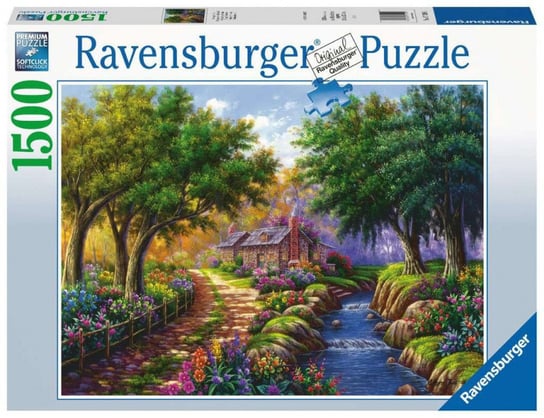Ravensburger, puzzle, Chatka Nad Rzeką, 1500 el. Ravensburger