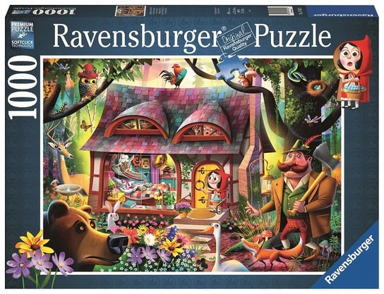 Ravensburger, puzzle, Czerwony Kapturek, 1000 el. Ravensburger