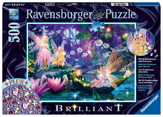 Ravensburger, puzzle, Diamentowe, W bajkowym lesie, 500 el. Ravensburger