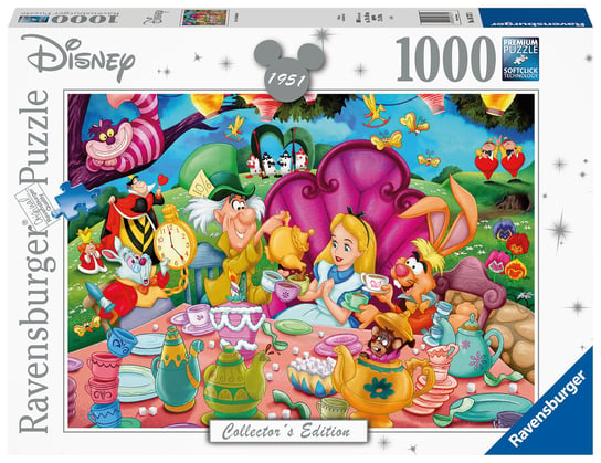 Ravensburger, puzzle, Disney, Alicja w Krainie Czarów, 1000 el. Ravensburger
