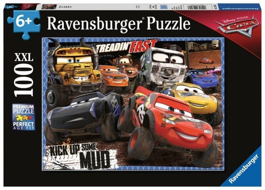 Ravensburger, puzzle, Disney, Auta 3, 100 el. Ravensburger