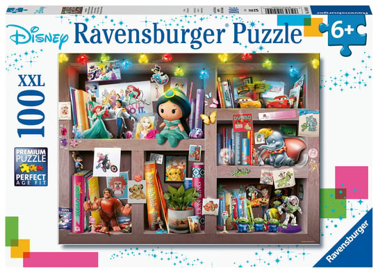 Ravensburger, puzzle, Disney, Bohaterowie Disney'a, 100 el. Ravensburger